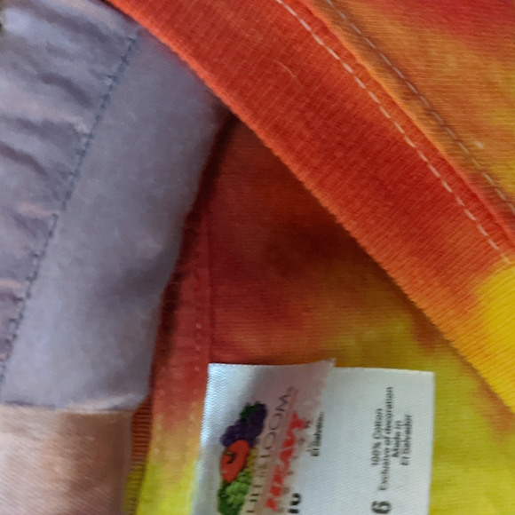 🌈14-16, unisex Fruit of the Loom, tie dye Bahamas t-shirt 100% cotton - Picture 3 of 5